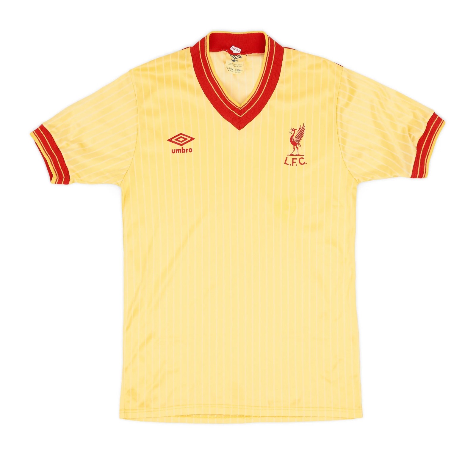 Segunda equipación de LiverpoolFC 84-85