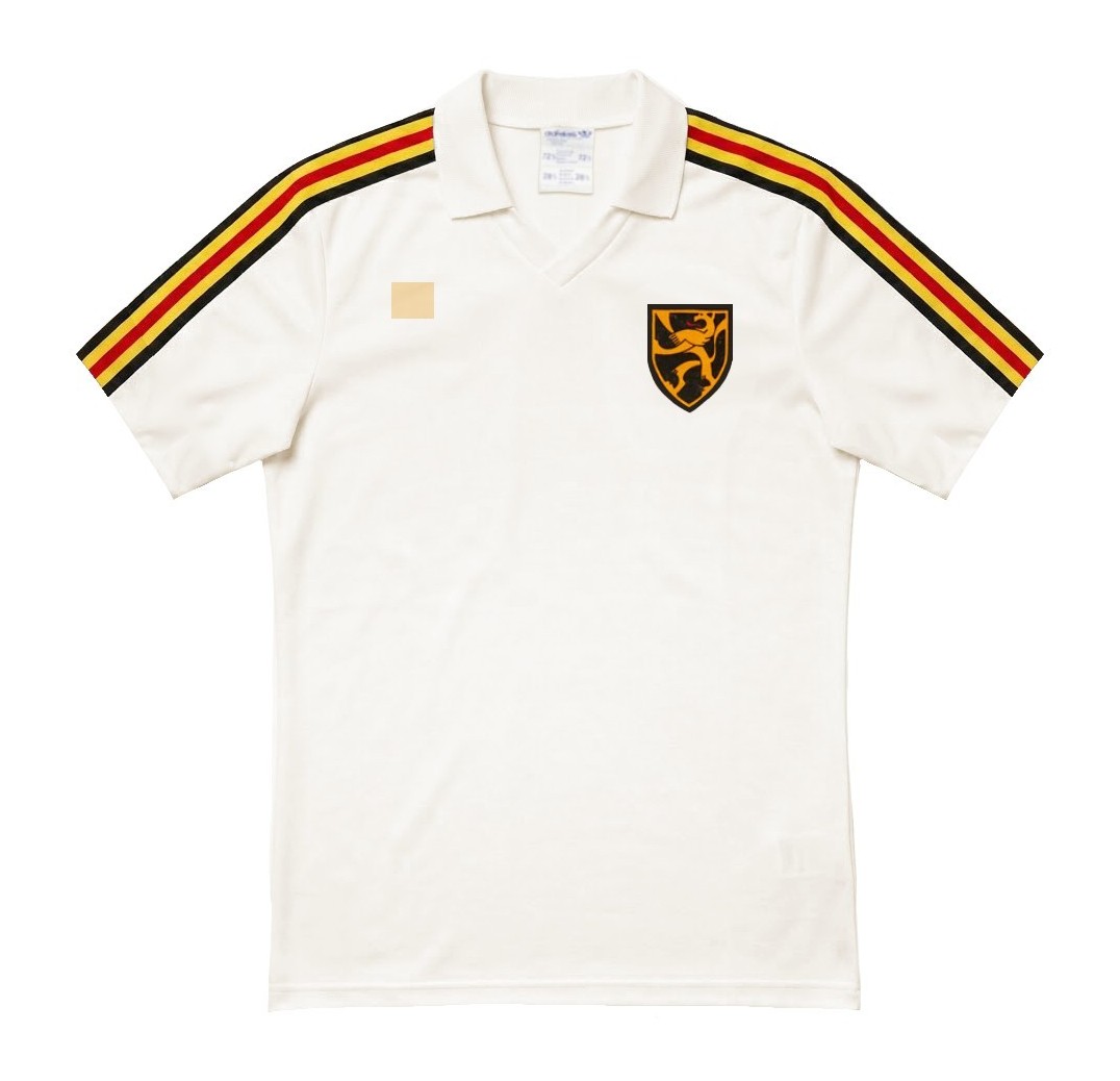 Segunda equipación de Bélgica 1980
