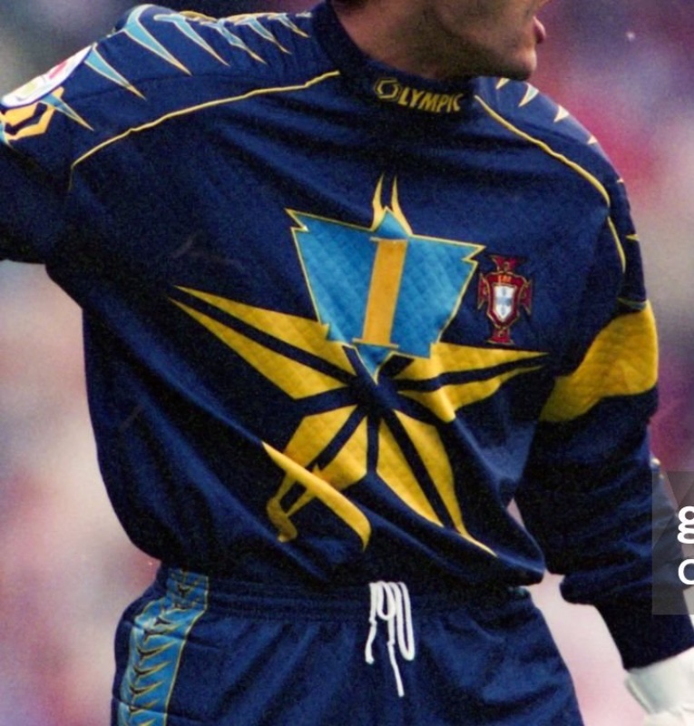Equipación de portero de Portugal 1996