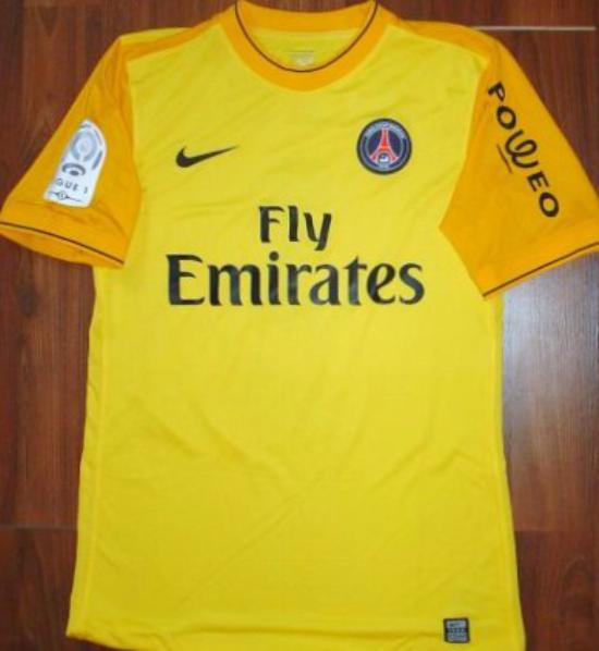 Equipación de portero de Paris Saint-Germain 09-10