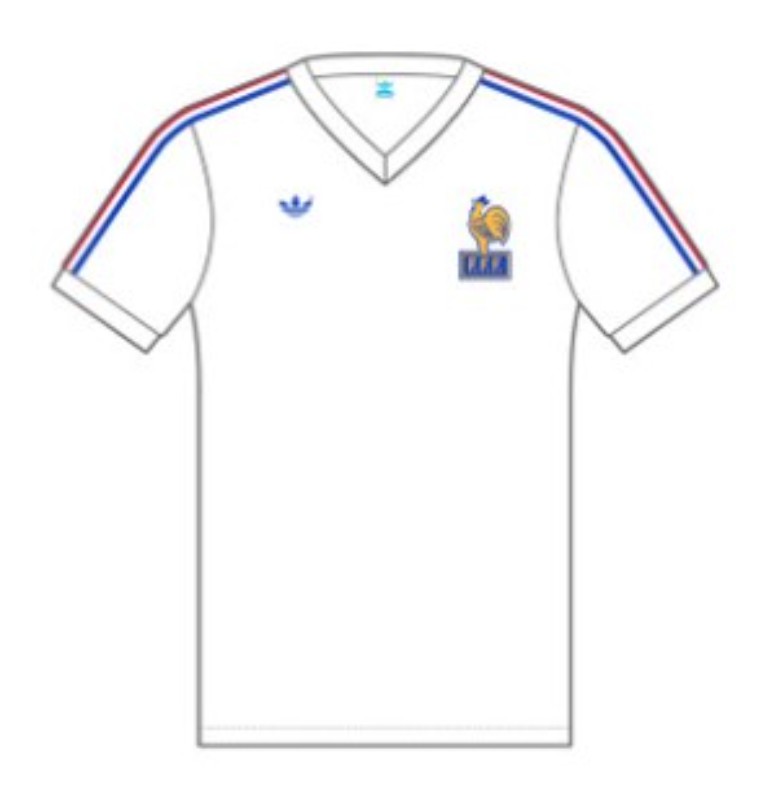 Segunda equipación de Francia 1974