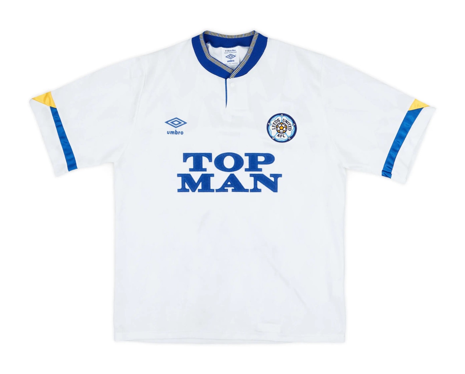 Primera equipación de Leeds 90-91