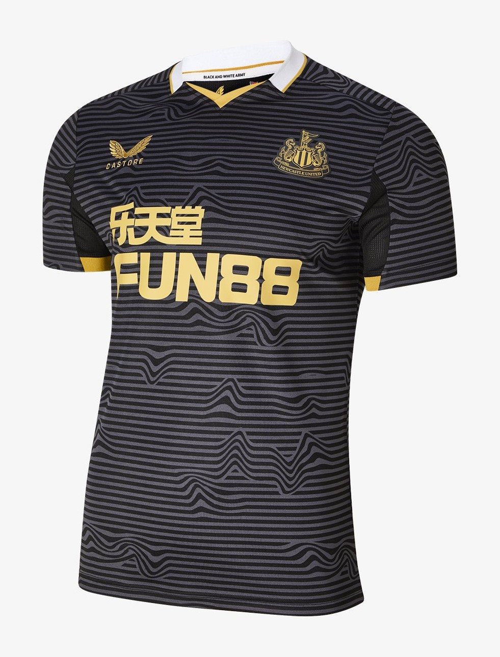 Segunda equipación de Newcastle 21-22