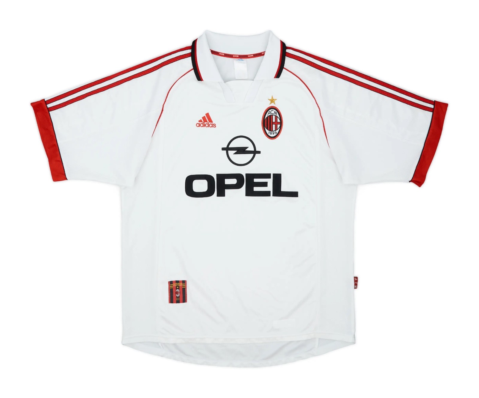 Segunda equipación de Milan 98-99