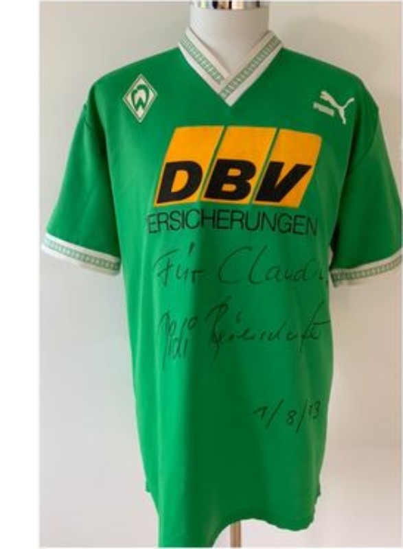 Segunda equipación de Werder Bremen 92-93