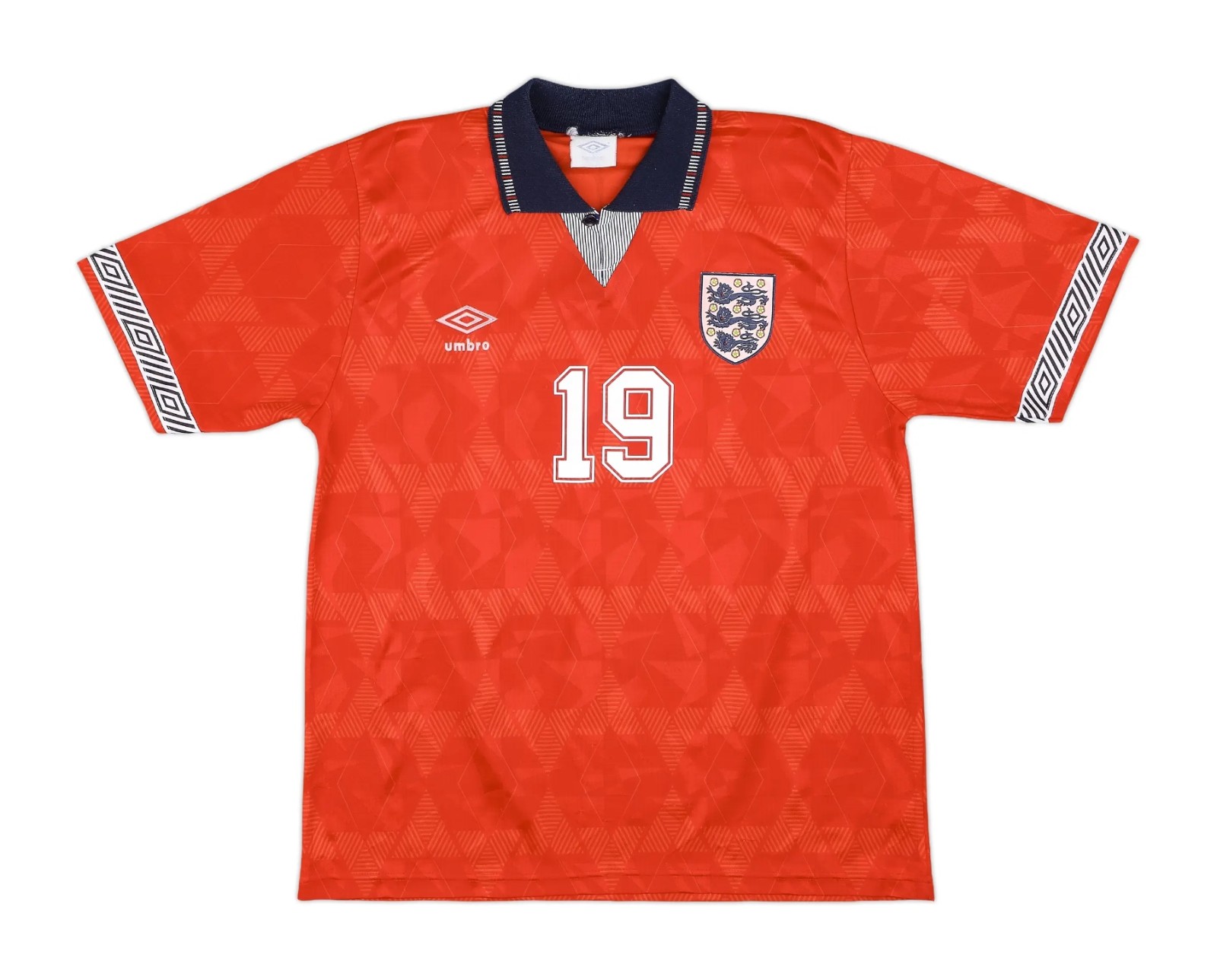 Segunda equipación de Inglaterra 1990