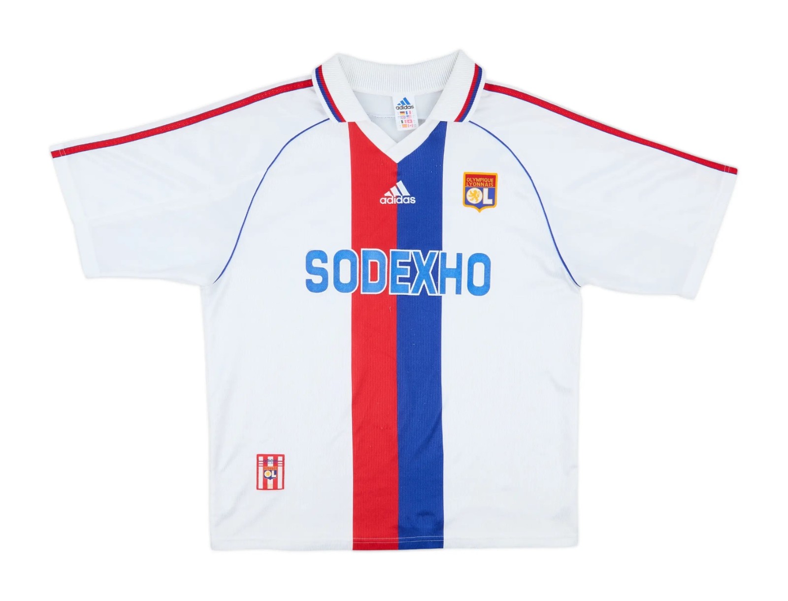 Primera equipación de Olympique de Lyon 98-99