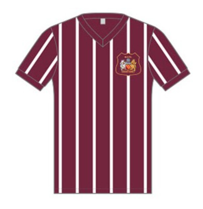 Segunda equipación de Man City 1950-51