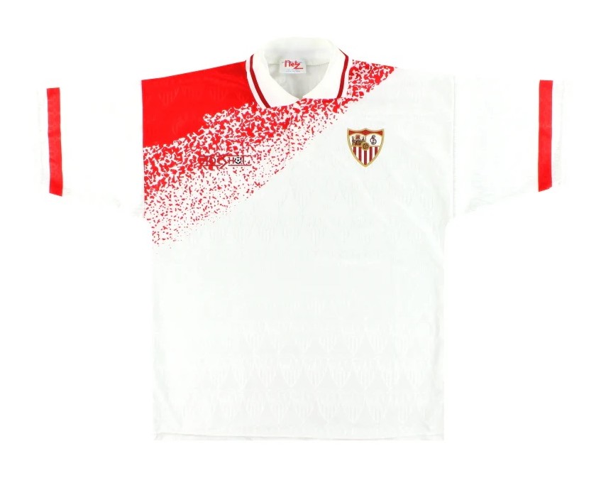 Primera equipación de Sevilla FC 93-94