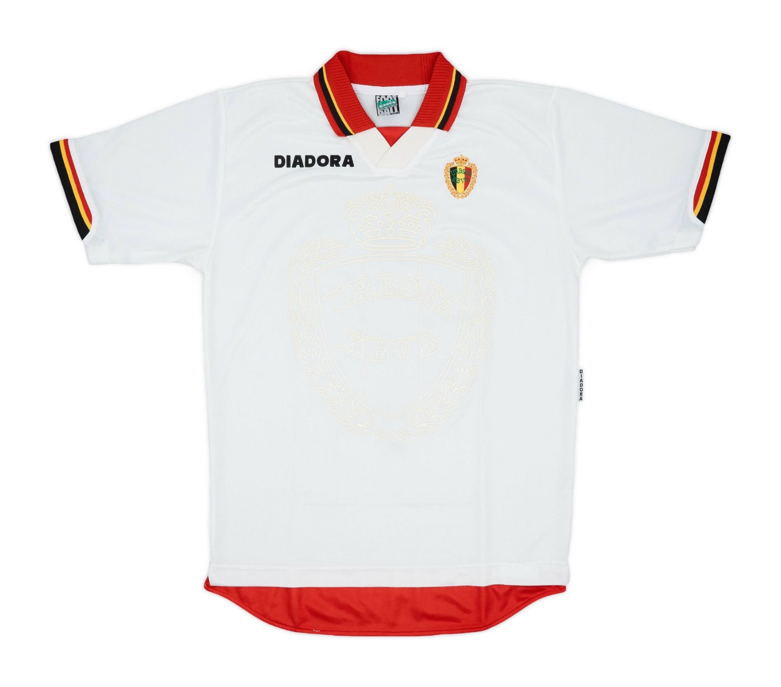 Segunda equipación de Bélgica 1996