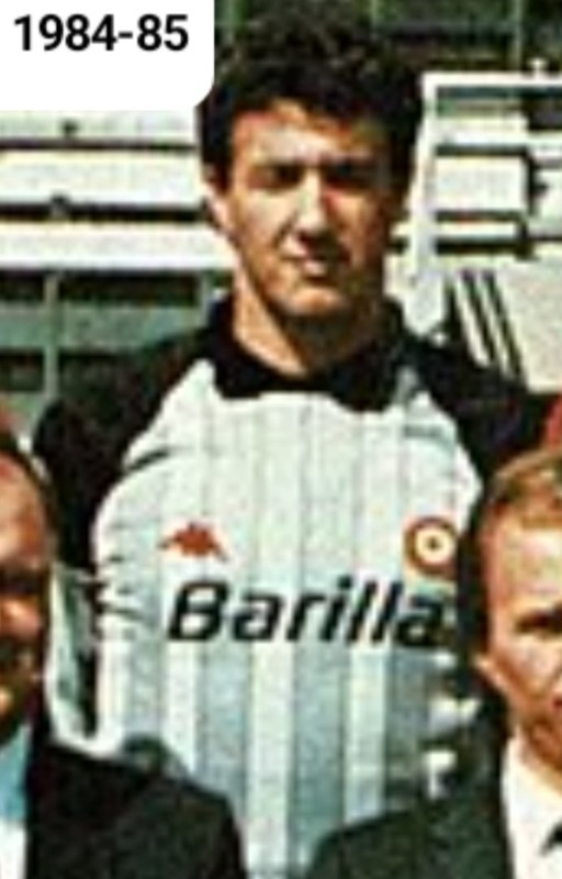 Equipación de portero de Roma 84-85