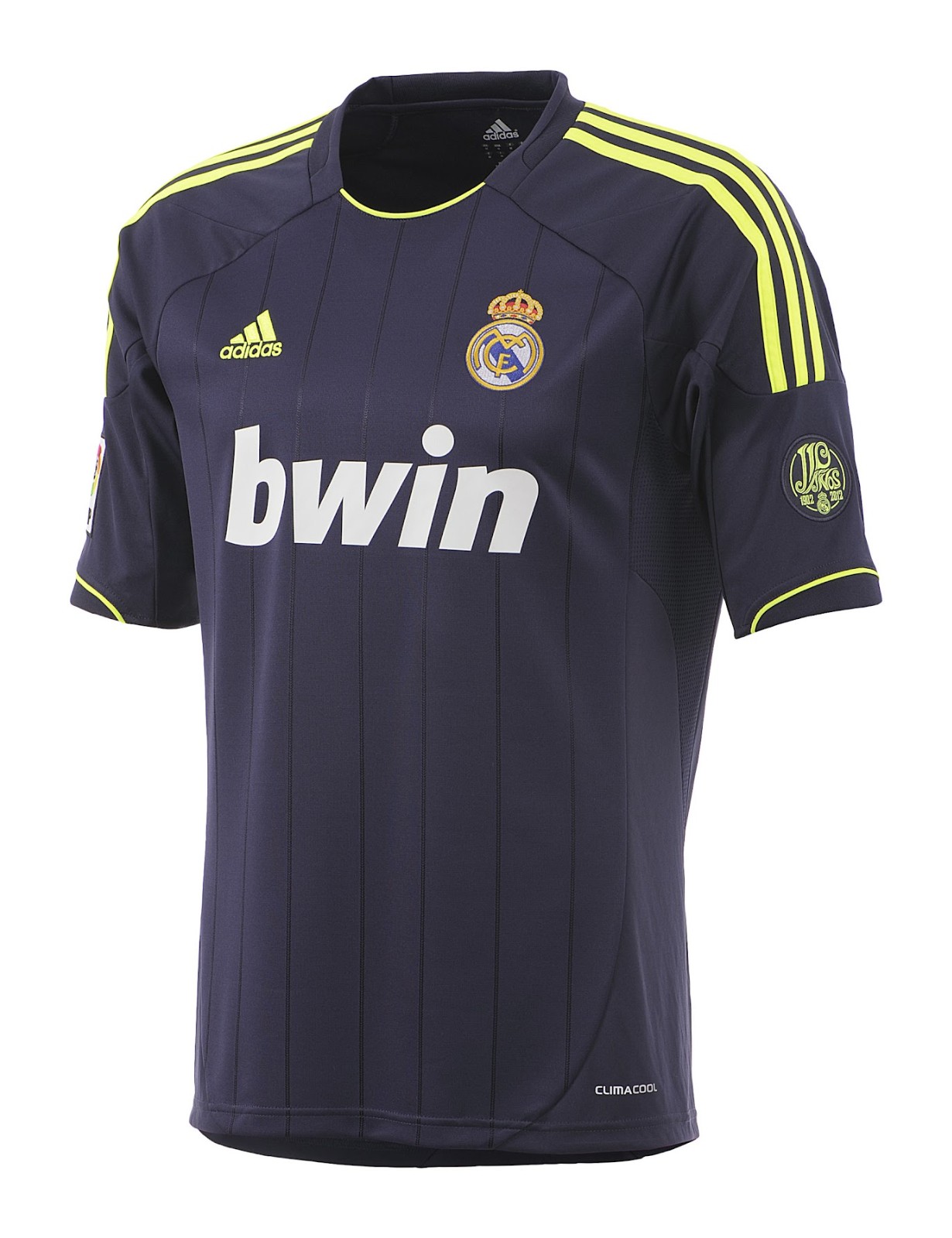 Segunda equipación de Real Madrid 12-13