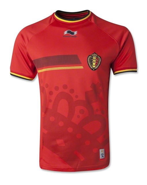 Primera equipación de Bélgica 2014