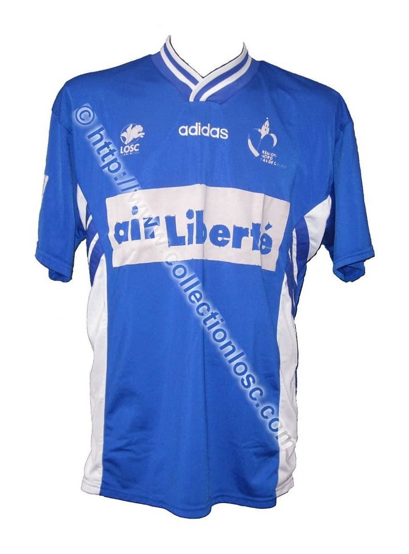 Tercera equipación de Lille 95-96