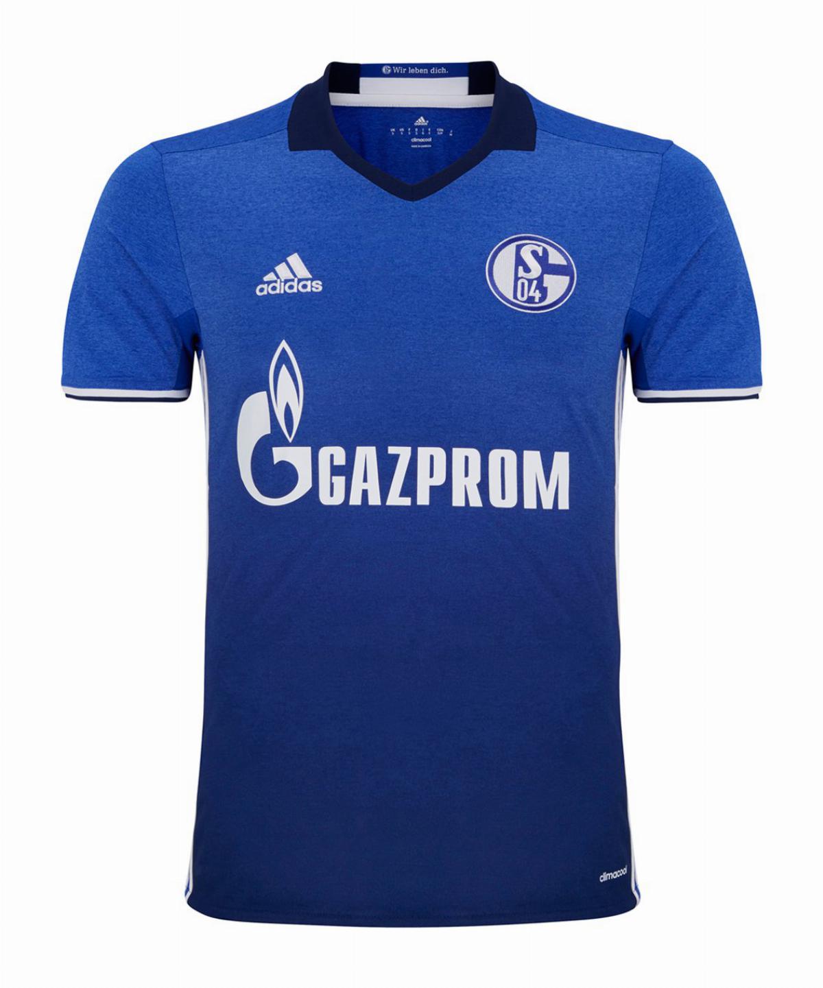 Primera equipación de Schalke 04 16-17