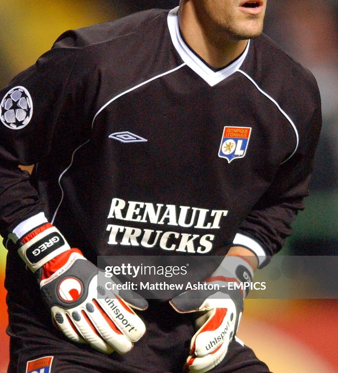 Equipación de portero de Olympique de Lyon 03-04