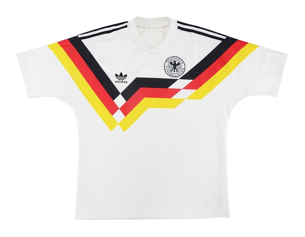 Primera equipación de Alemania 1990