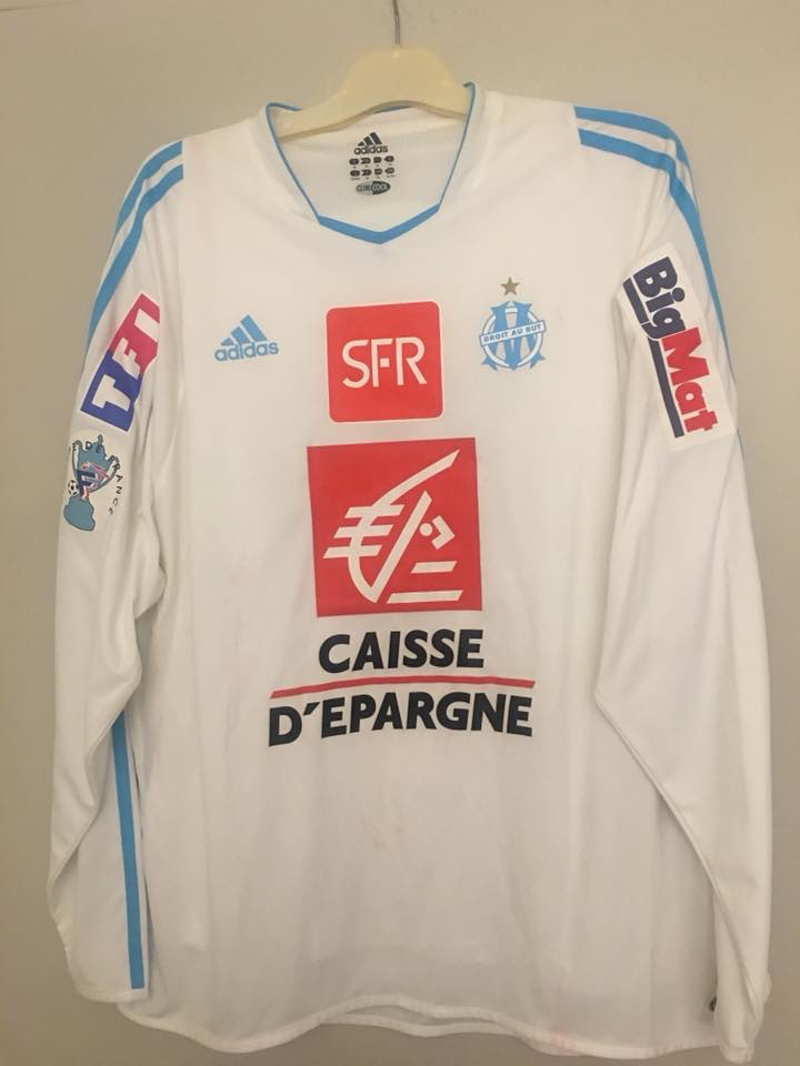 Primera equipación de Olympique de Marsella 03-04
