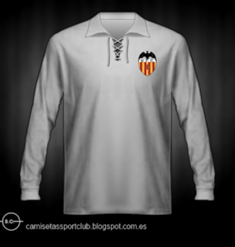 Primera equipación de Valencia 1921