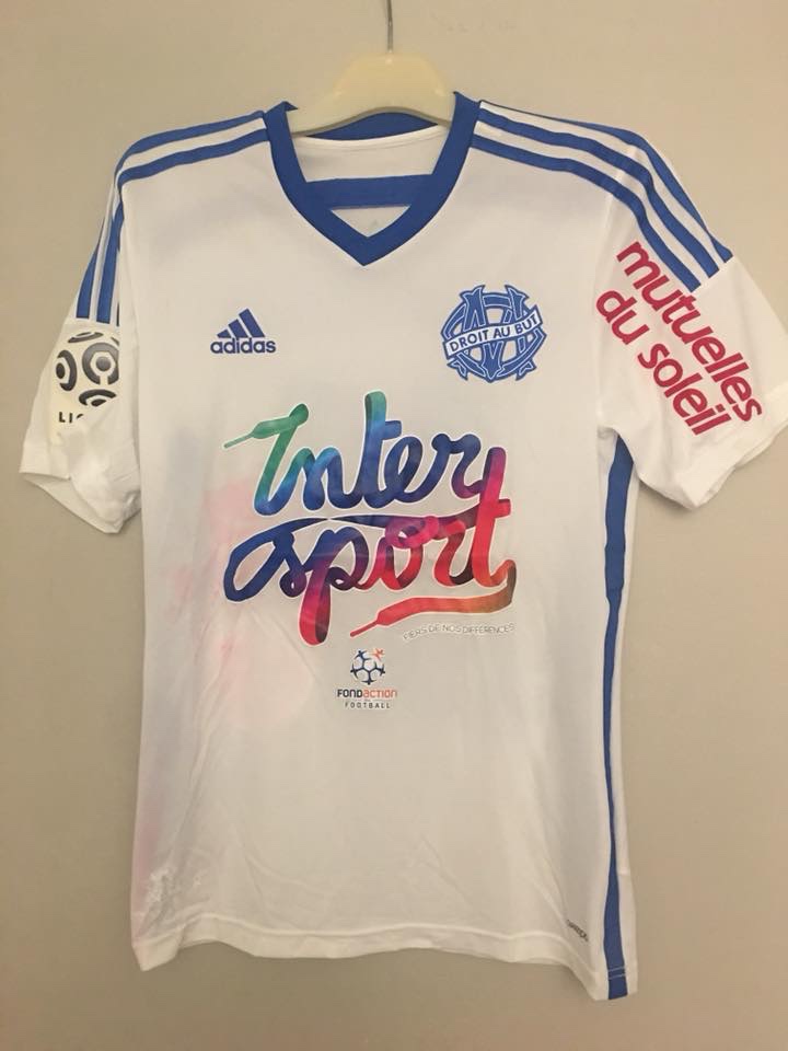 Primera equipación de Olympique de Marsella 14-15