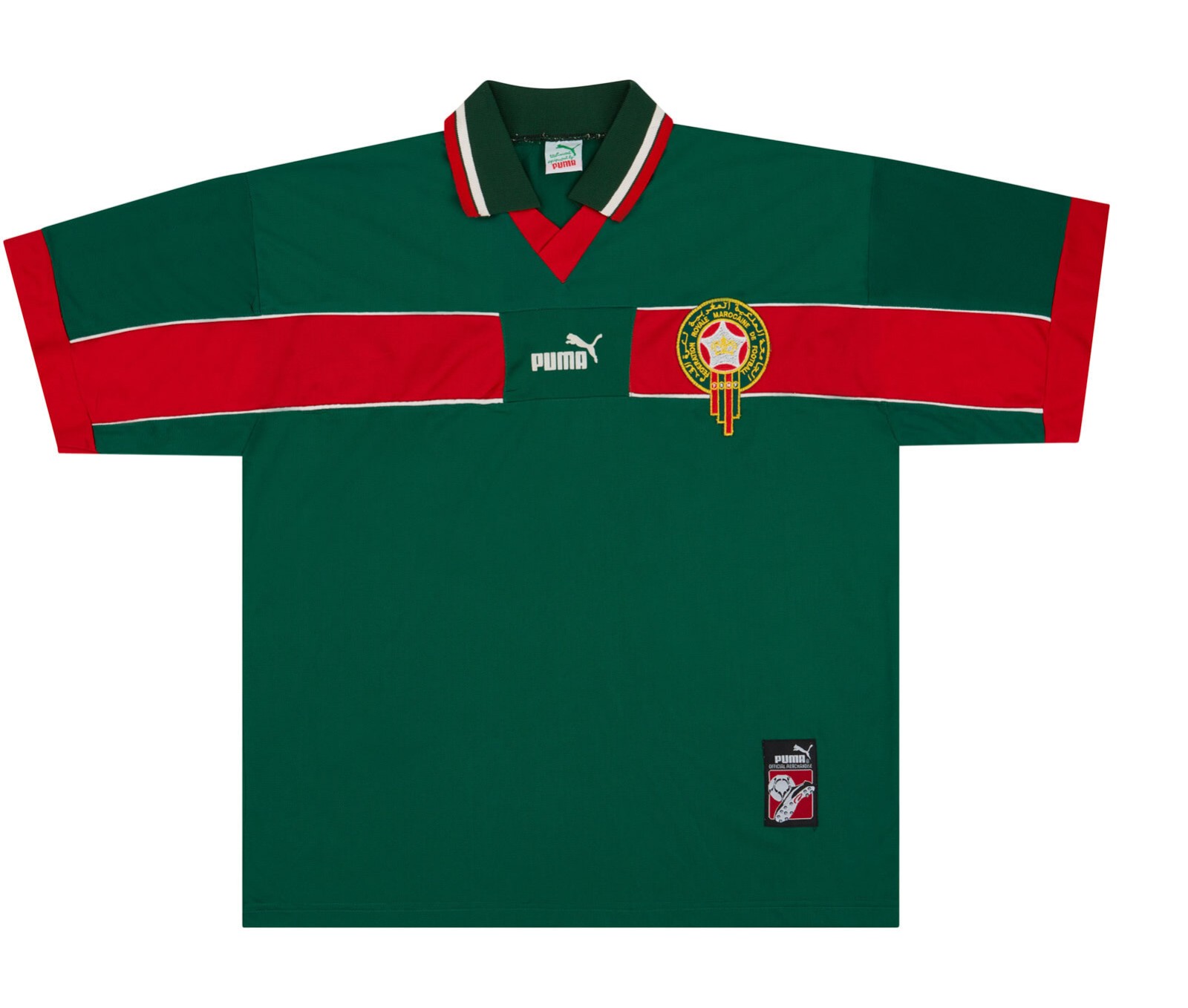 Primera equipación de Marruecos 1998