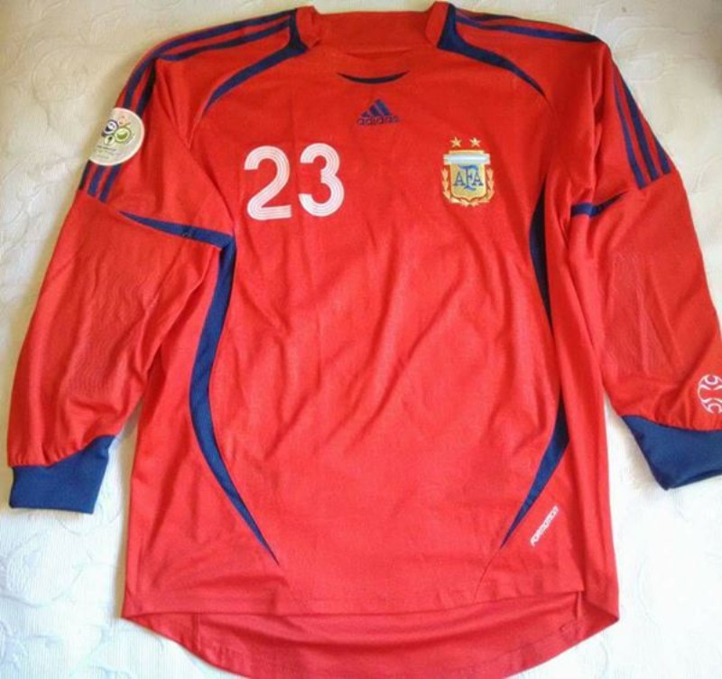 Equipación de portero de Argentina 2006