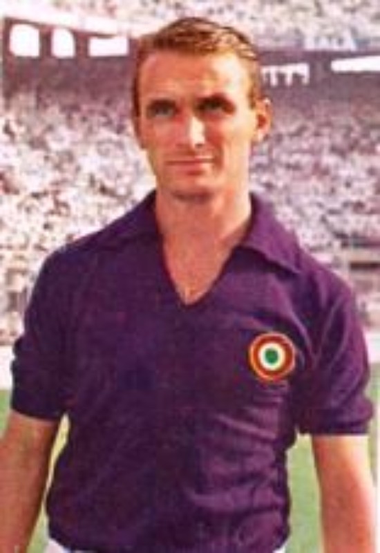 Primera equipación de Fiorentina 61-62
