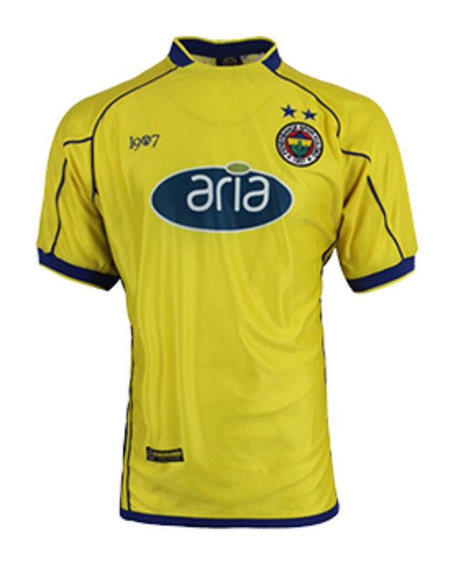 Segunda equipación de Fenerbahçe 02-03