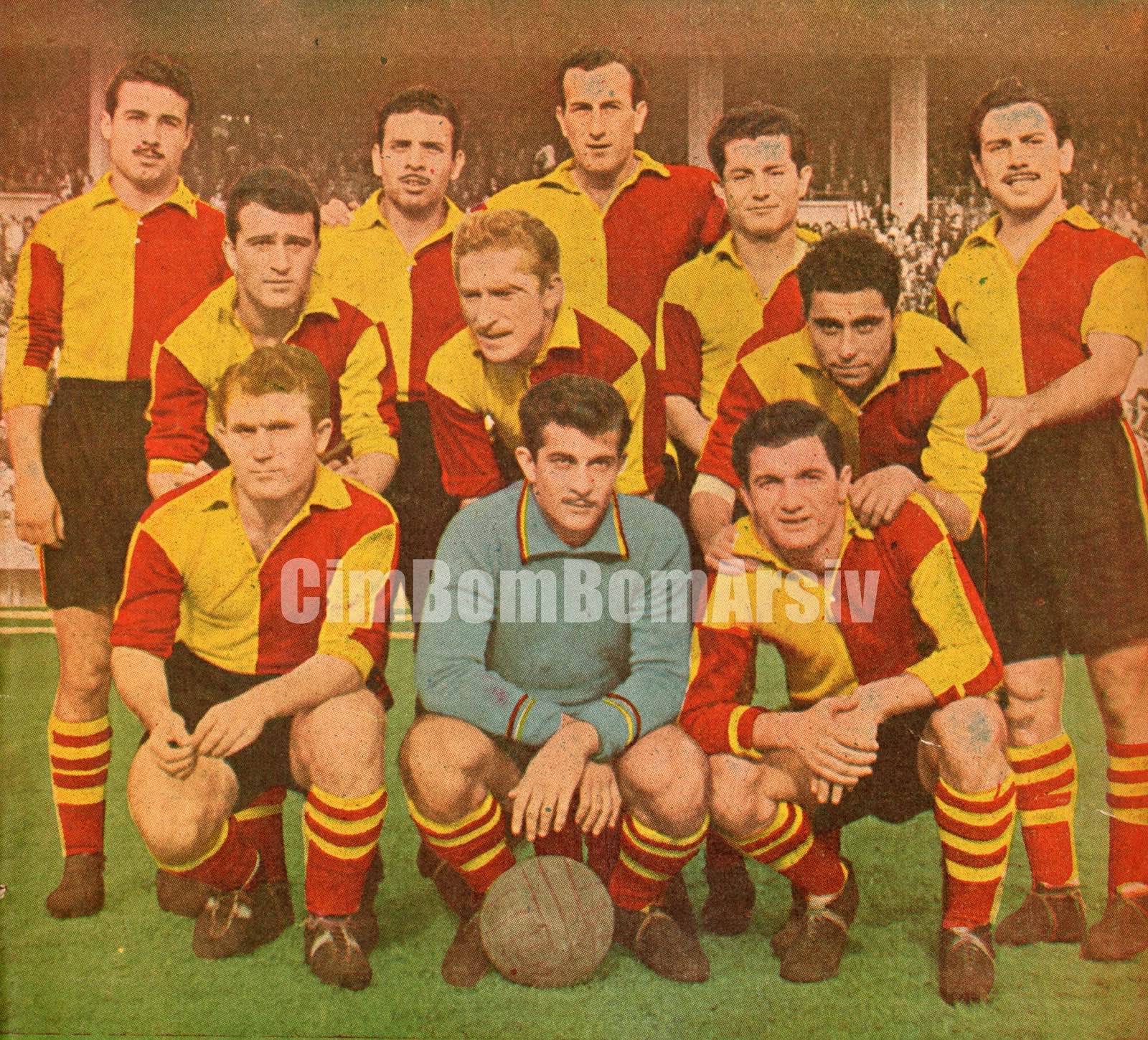Primera equipación de Galatasaray 1950-51