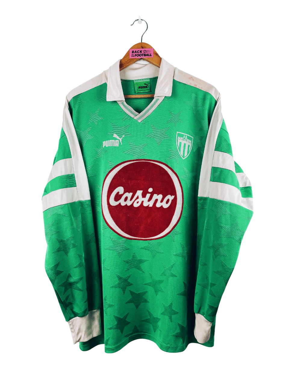 Primera equipación de Saint-Étienne 91-92