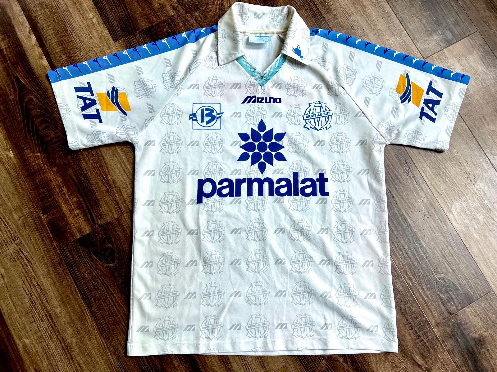 Primera equipación de Olympique de Marsella 95-96