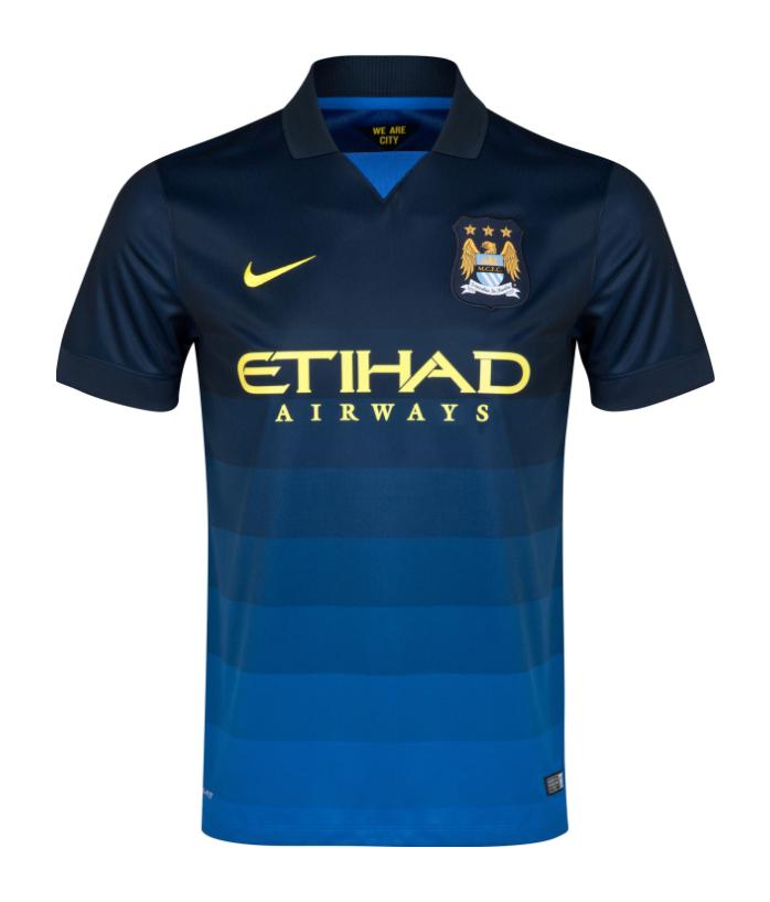 Segunda equipación de Man City 14-15