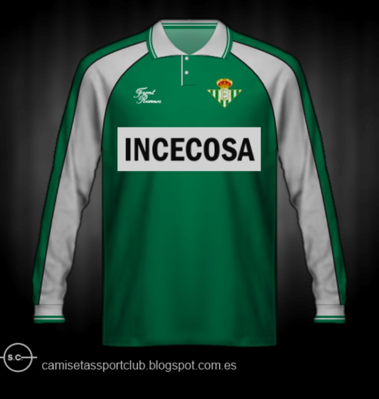 Segunda equipación de Real Betis 93-94