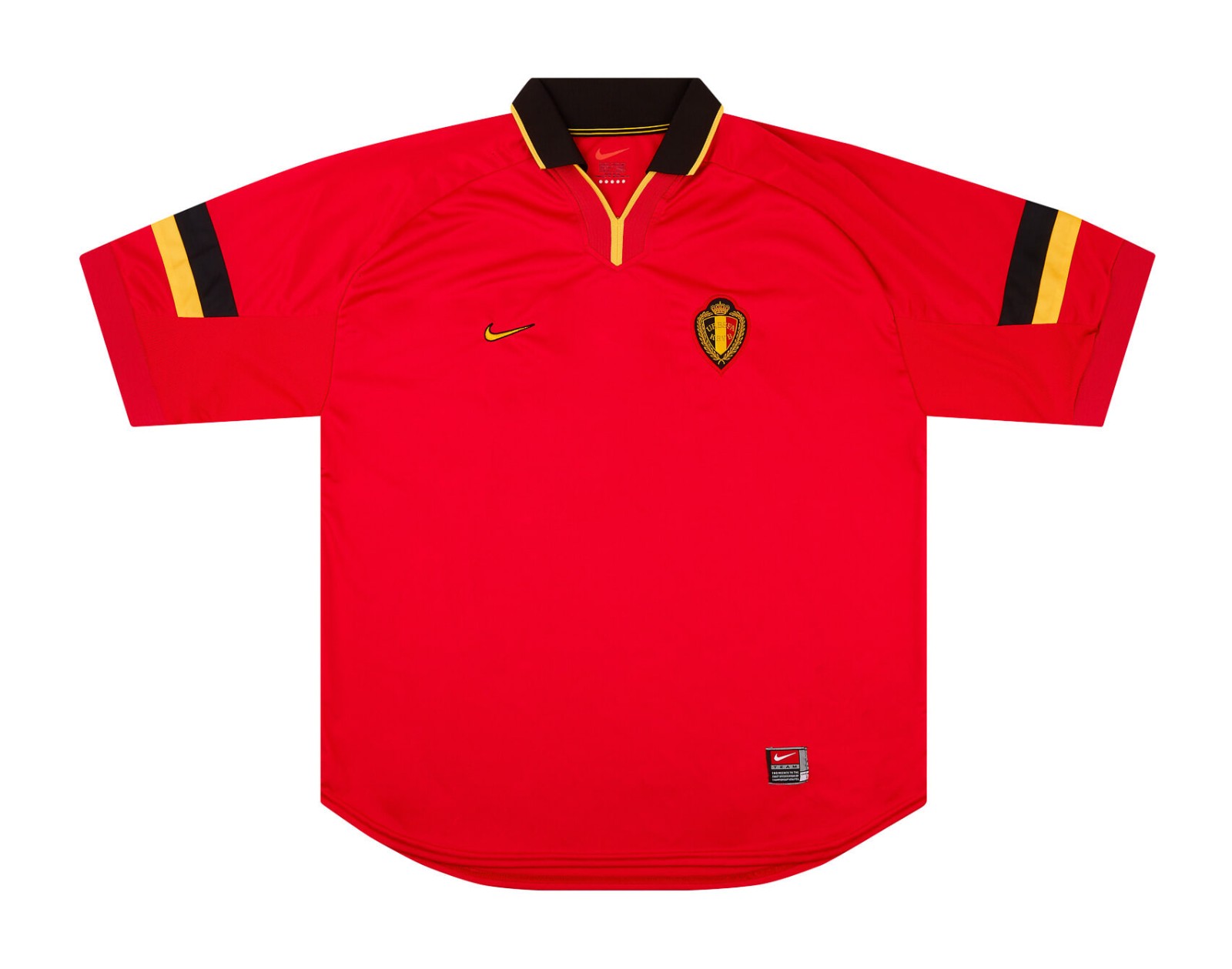 Primera equipación de Bélgica 1999