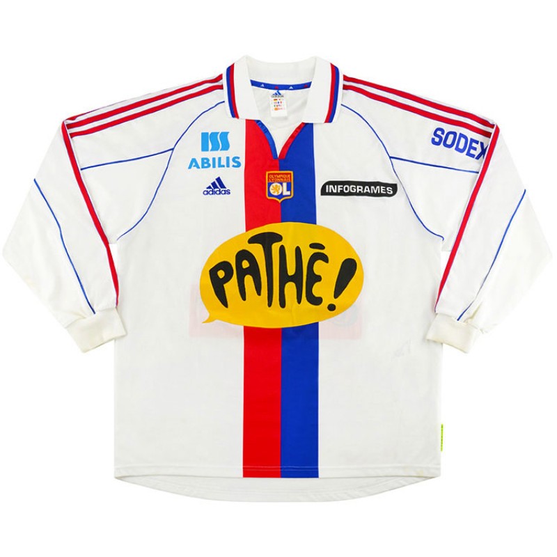 Primera equipación de Olympique de Lyon 00-01