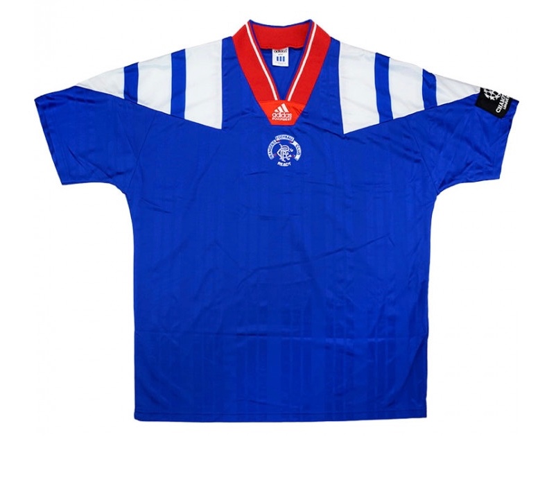 Equipación especial de Glasgow Rangers 92-93