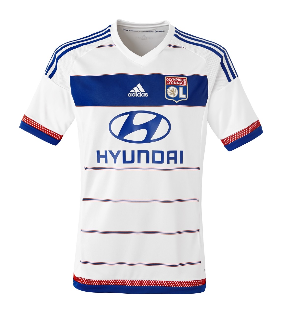 Primera equipación de Olympique de Lyon 15-16