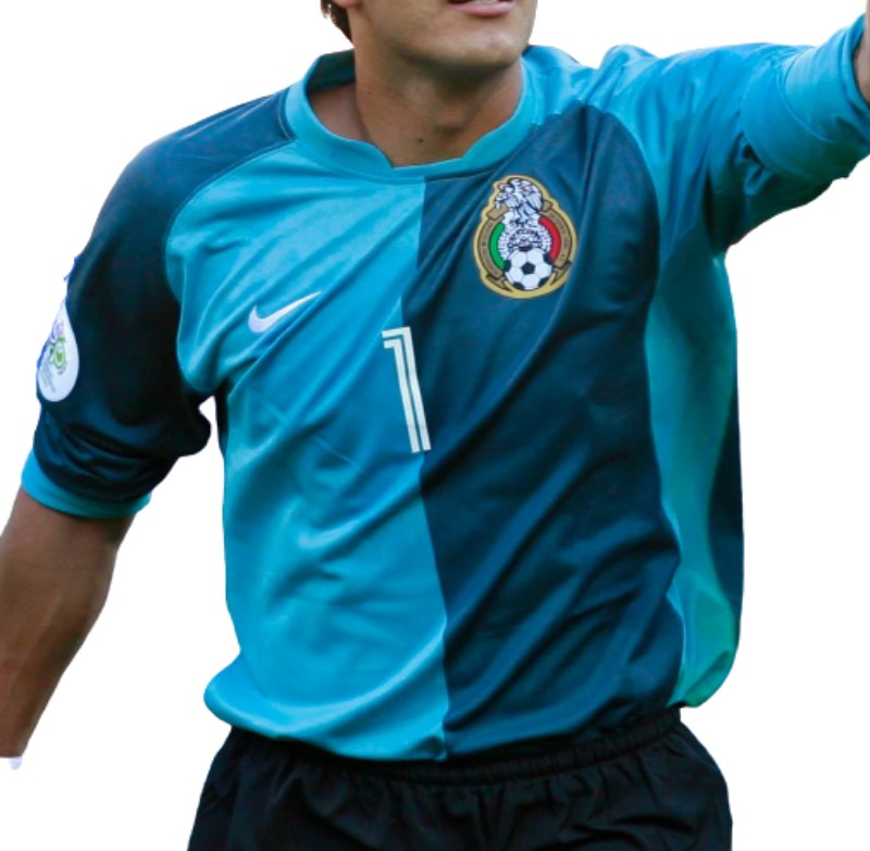 Equipación de portero de México 2006