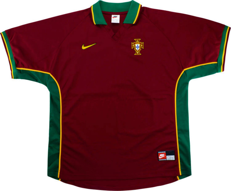 Primera equipación de Portugal 1997