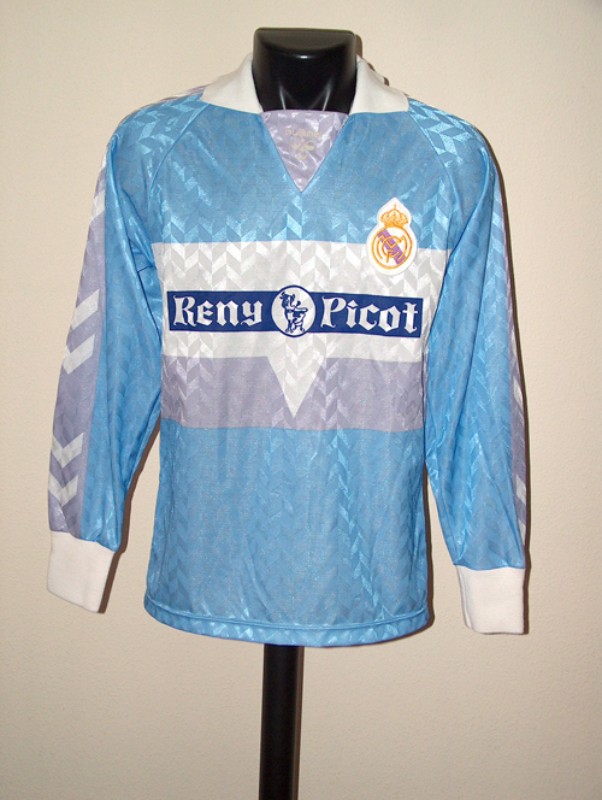 Equipación de portero de Real Madrid 89-90