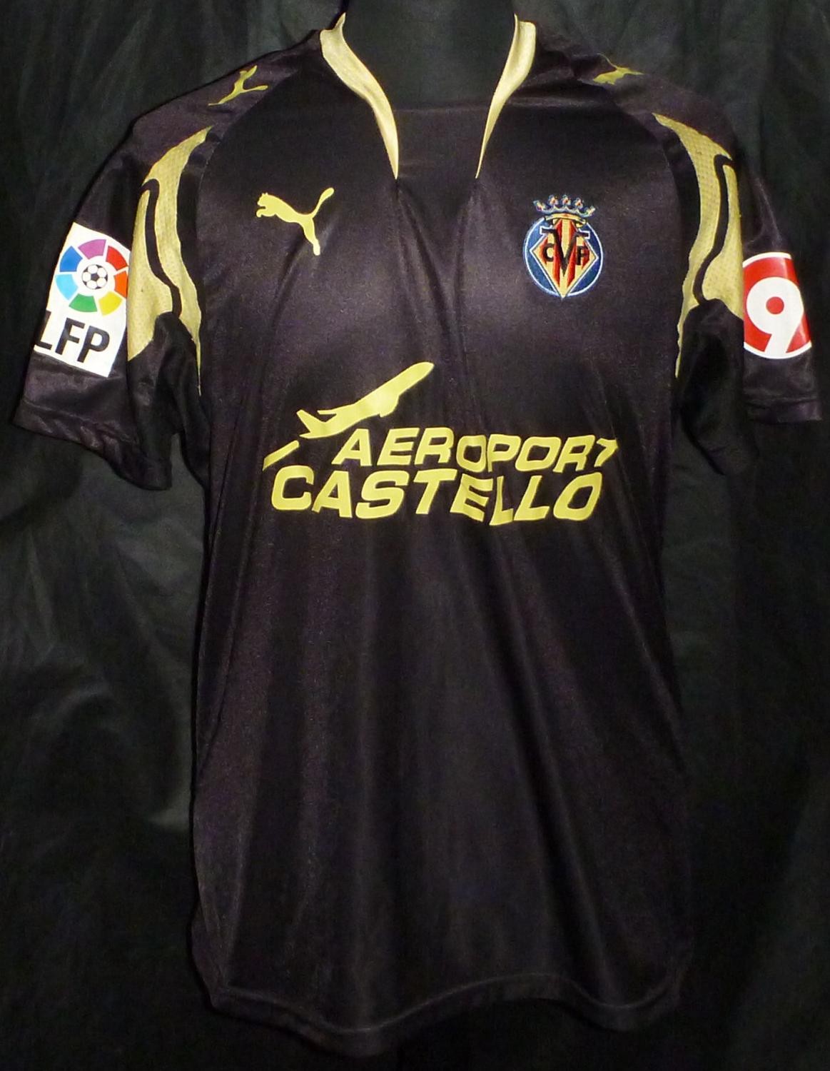 Segunda equipación de Villarreal 07-08