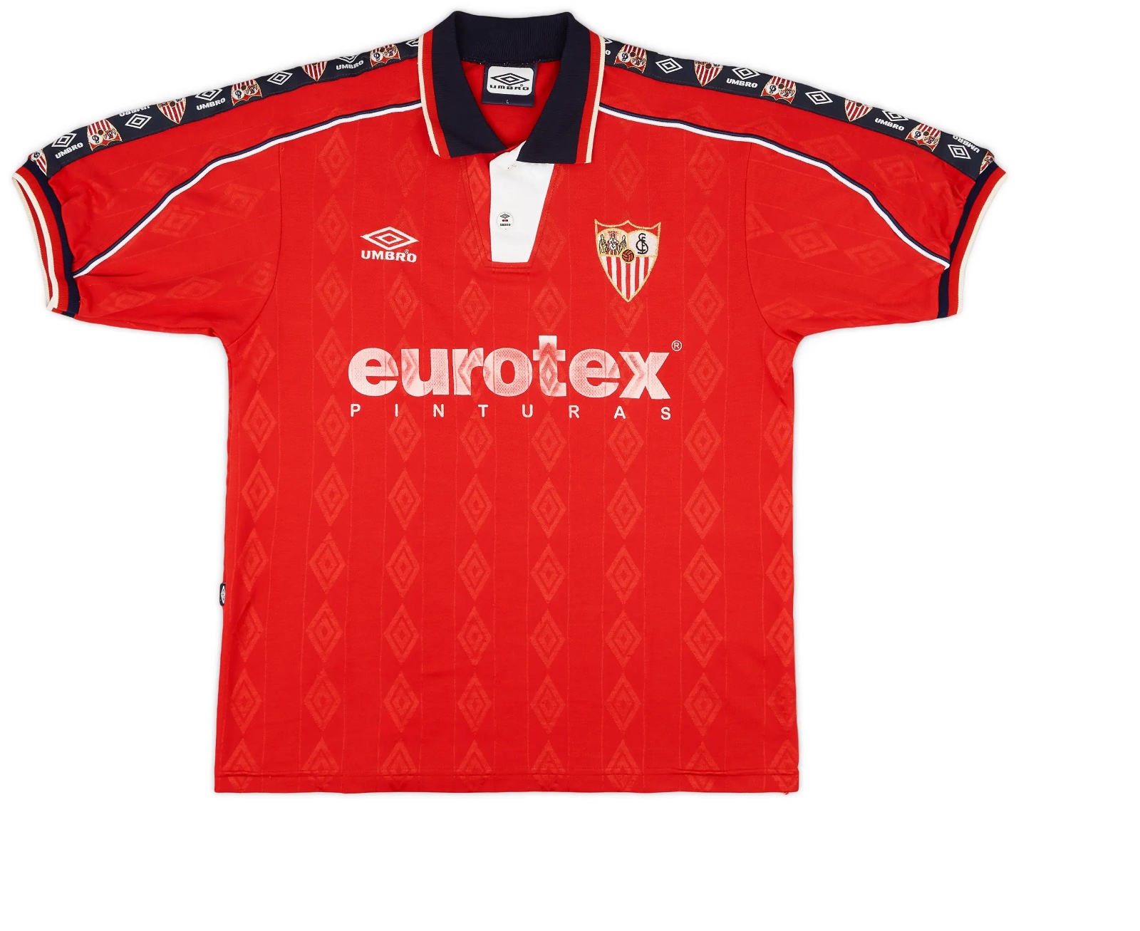 Segunda equipación de Sevilla FC 99-00