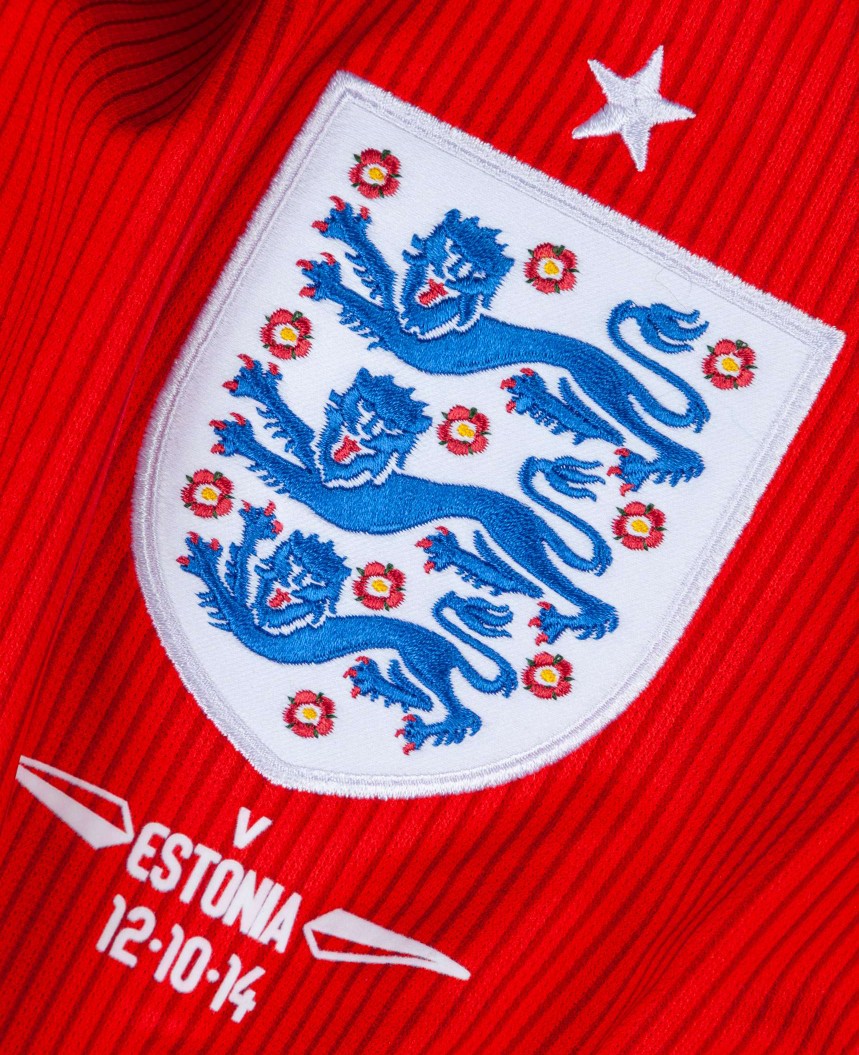 Inglaterra 2014 Visitante 3