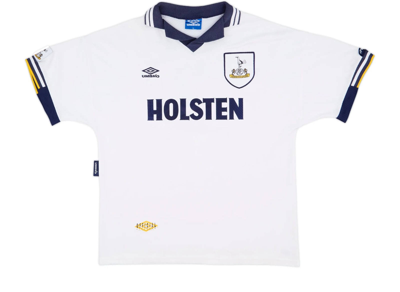 Primera equipación de Tottenham 94-95