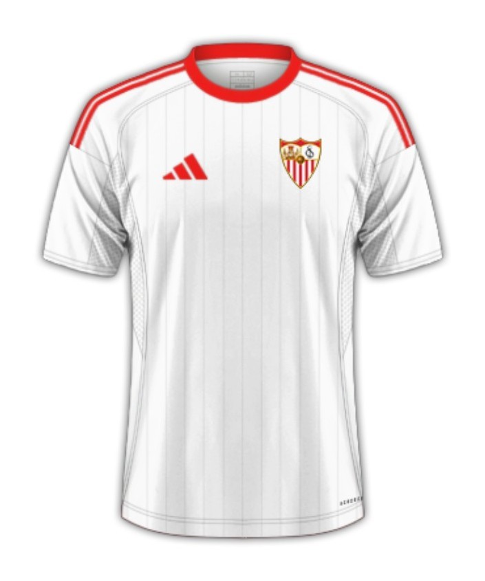 Primera equipación de Sevilla FC 26-27