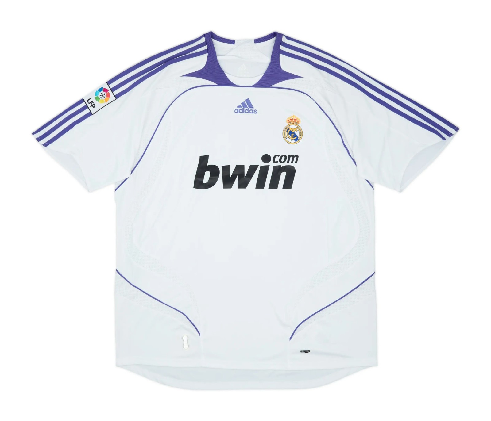 Primera equipación de Real Madrid 07-08