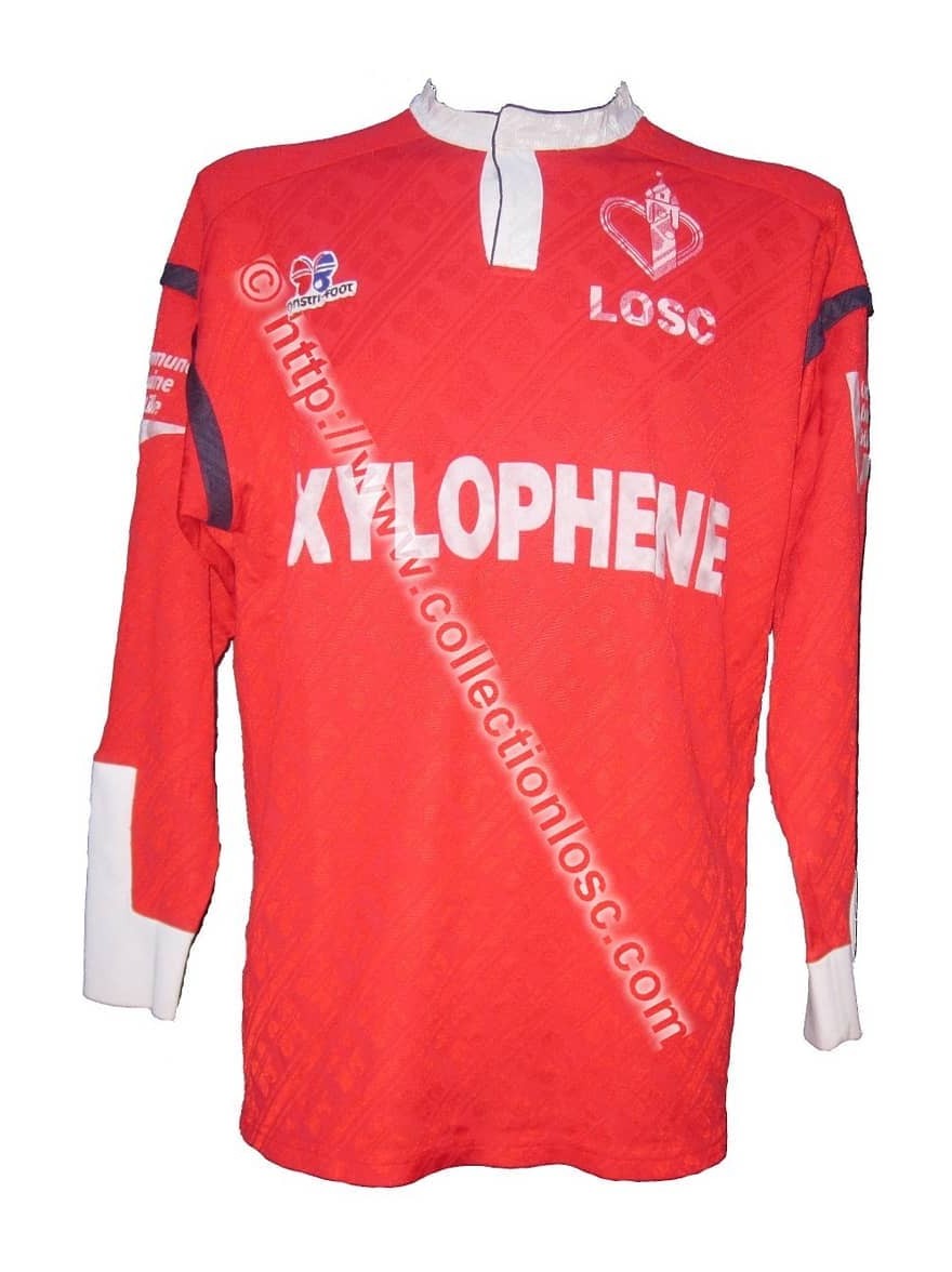 Tercera equipación de Lille 91-92
