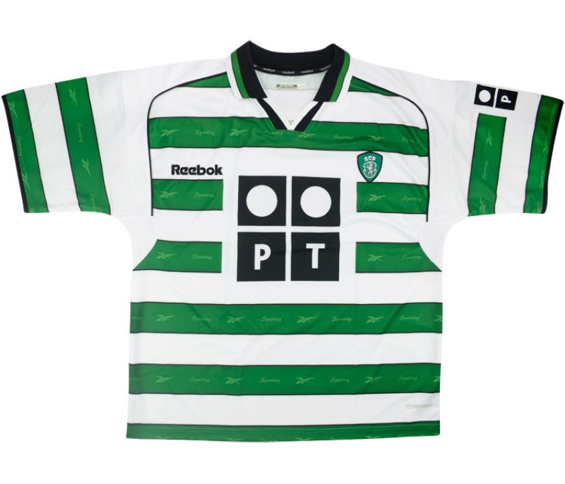 Primera equipación de Sporting de Portugal 01-02