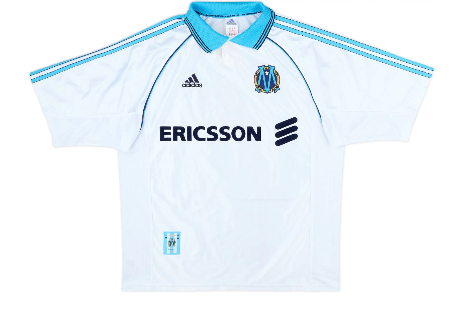 Primera equipación de Olympique de Marsella 98-99