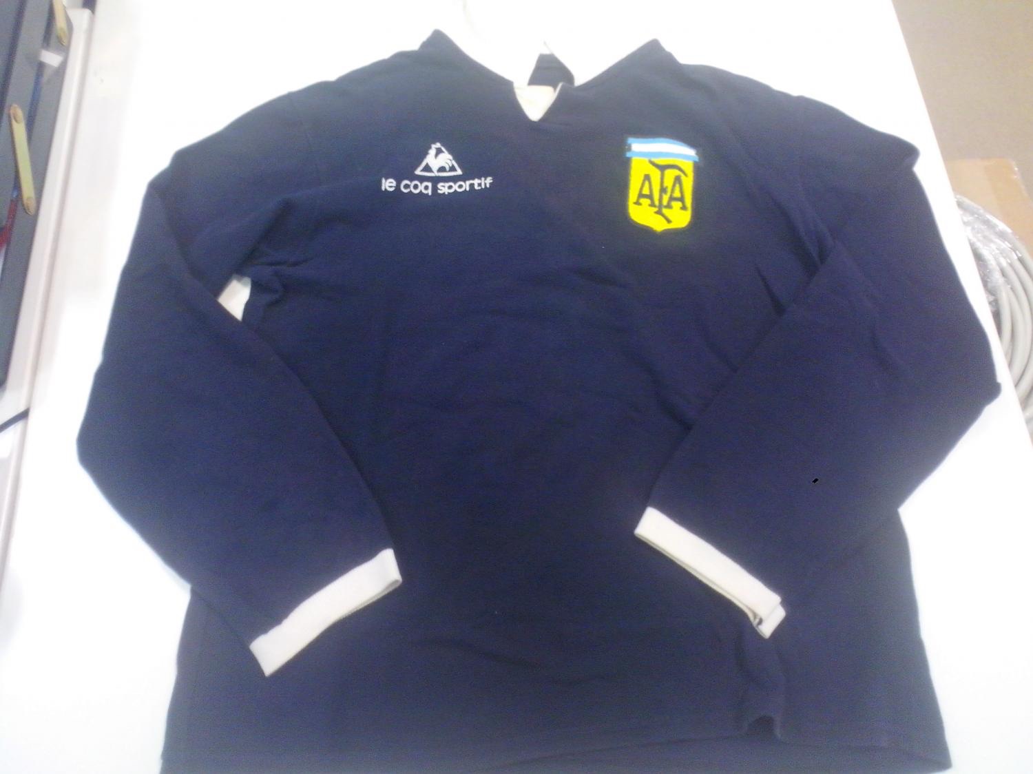 Equipación de portero de Argentina 1980